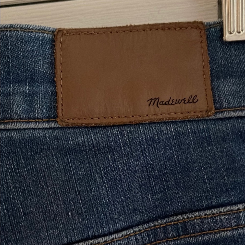 Madewell Blue High-Waisted Skinny Jeans